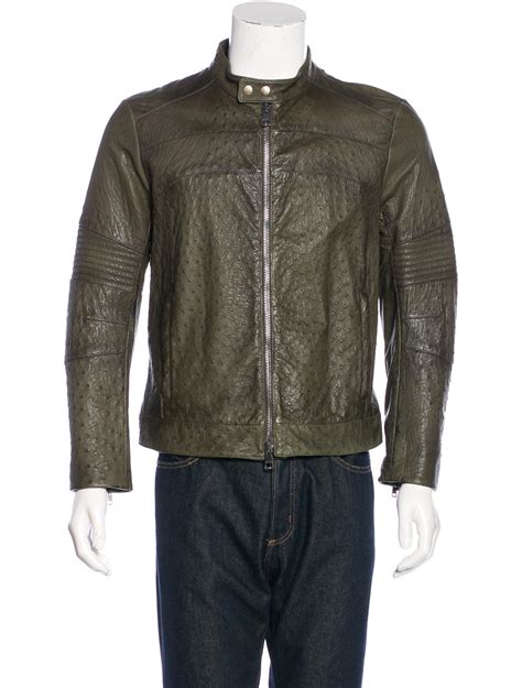 gucci mens ostrich jacket|gucci men's jacket.